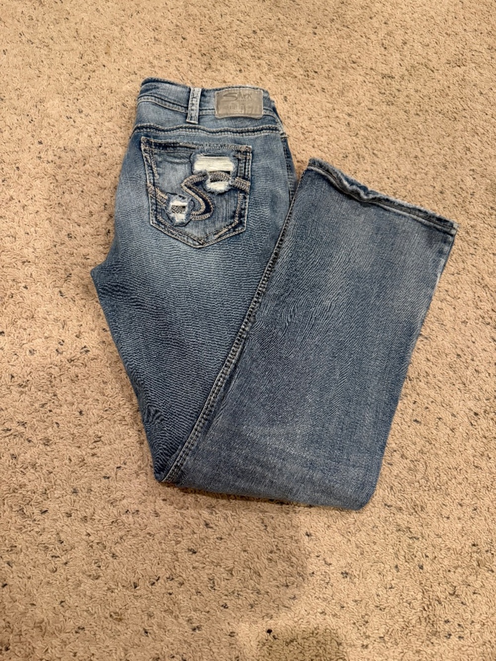 Silver jeans